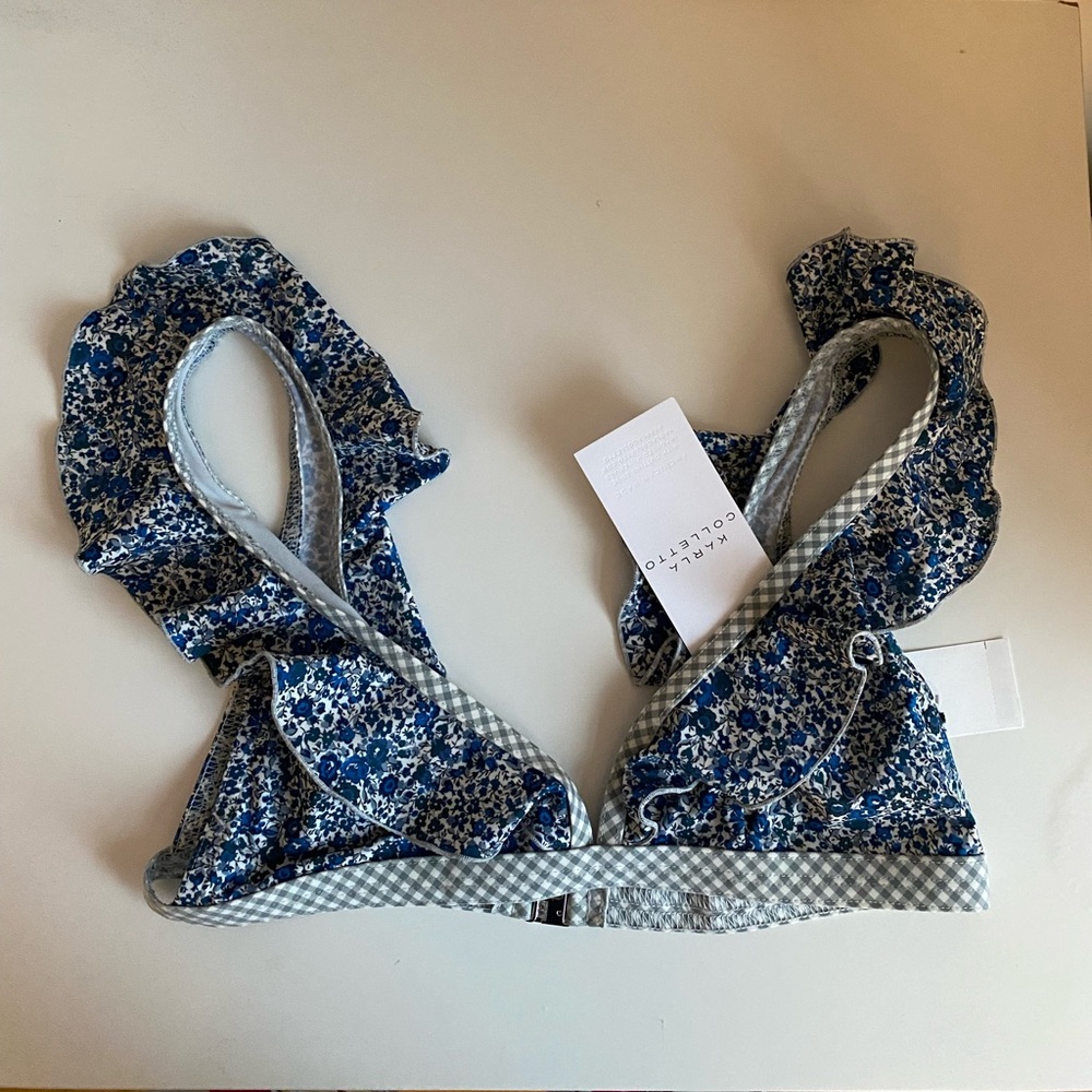 NWT! Karla Colletto bikini top